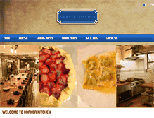Tablet Screenshot of corner-kitchen.com